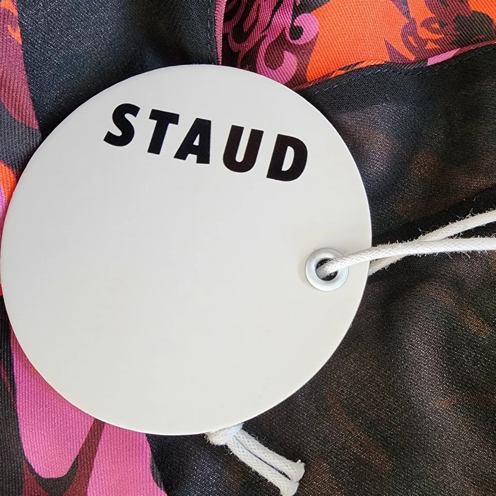Staud Cut-Out Back Dress in Plum Sirens Size 4 - Picture 11 of 11